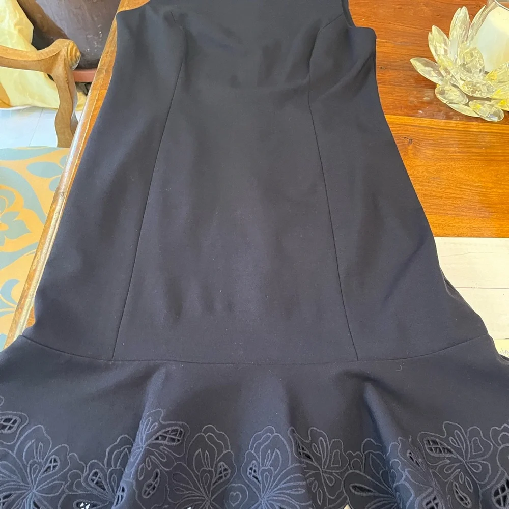 Talbots Black Sleeveless Midi Dress - Picture 6 of 7